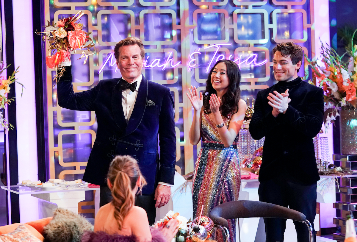 'The Young and the Restless' actors (L-R): Peter Bergman as Jack Abbott, Kelsey Wang as Allie Nguyen and Rory Gibson as Noah Newman