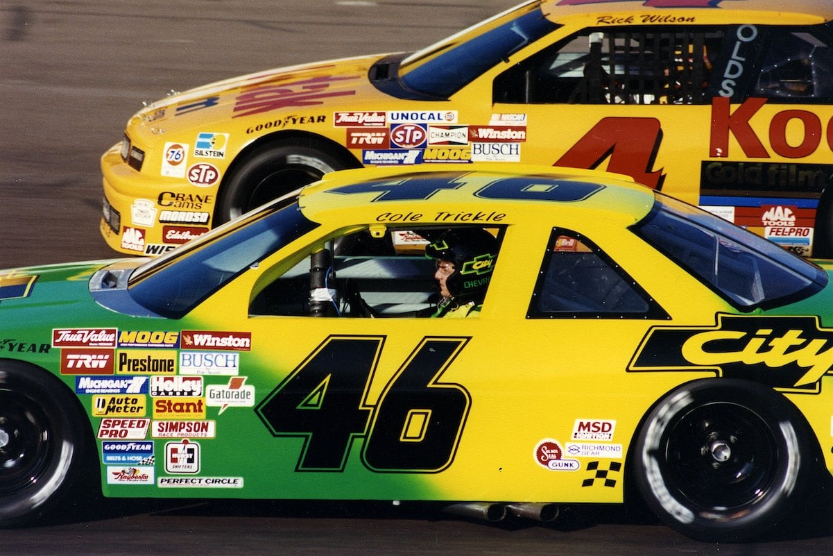 Tom Cruise races in 'Days of Thunder' in 1989