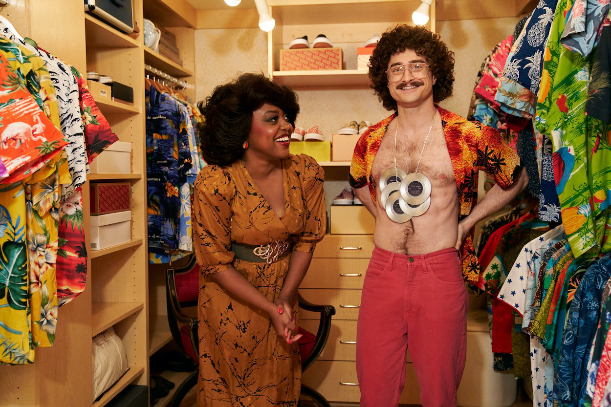 Daniel Radcliffe (right) and Quinta Brunson in 'Weird: The Al Yankovic Story.' The Radcliffe movie 'Weird: The Al Yankovic Story