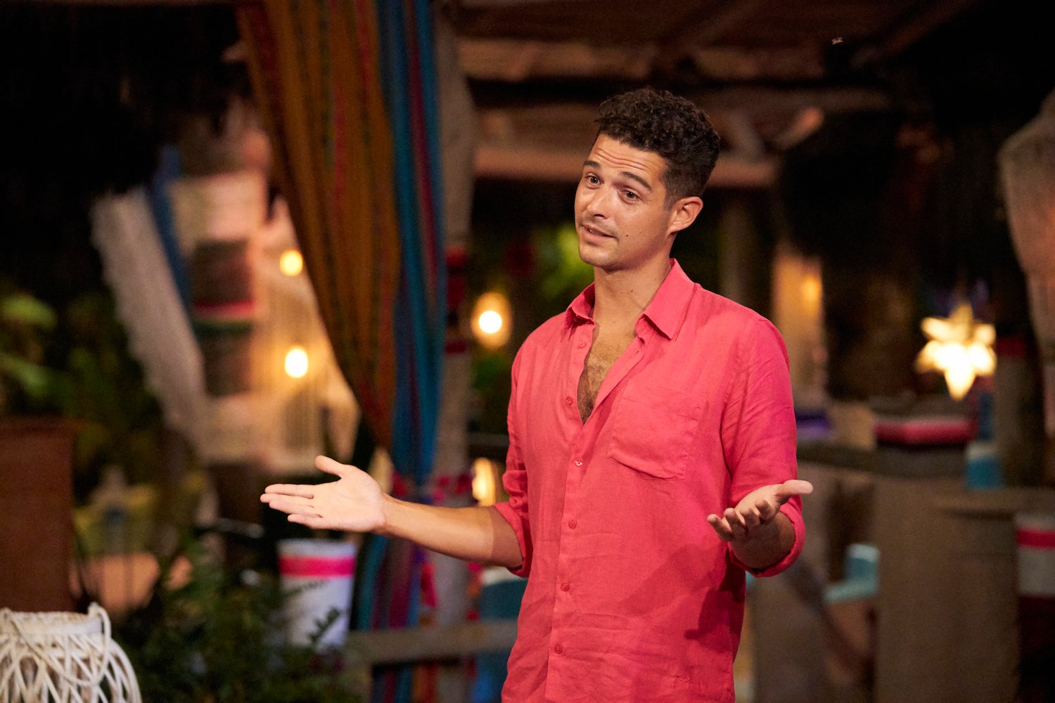 The 'Bachelor in Paradise' Season 8 bartender Wells Adams on the beach at night