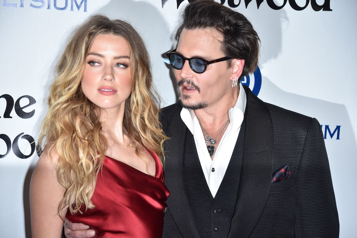 Amber Heard and Johnny Depp, who went to trial after their divorce.