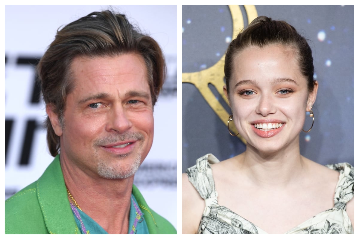 brad pitt shiloh jolie-pitt