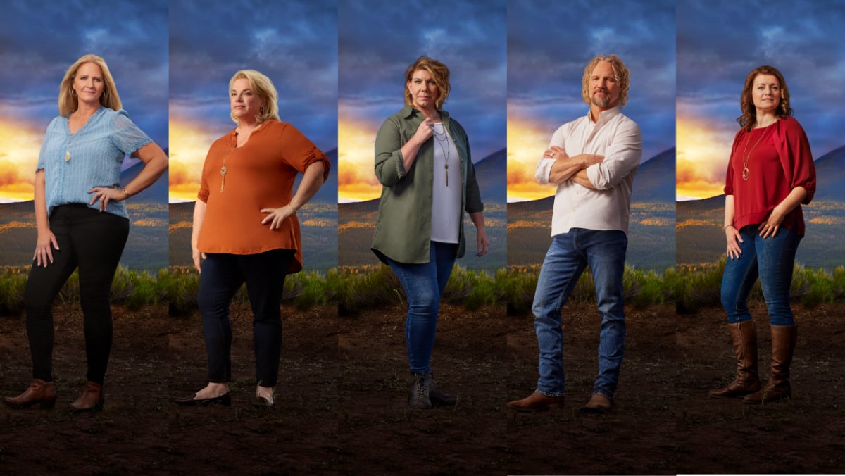 The cast of TLC's 'Sister Wives' in promotional photos for season 17.