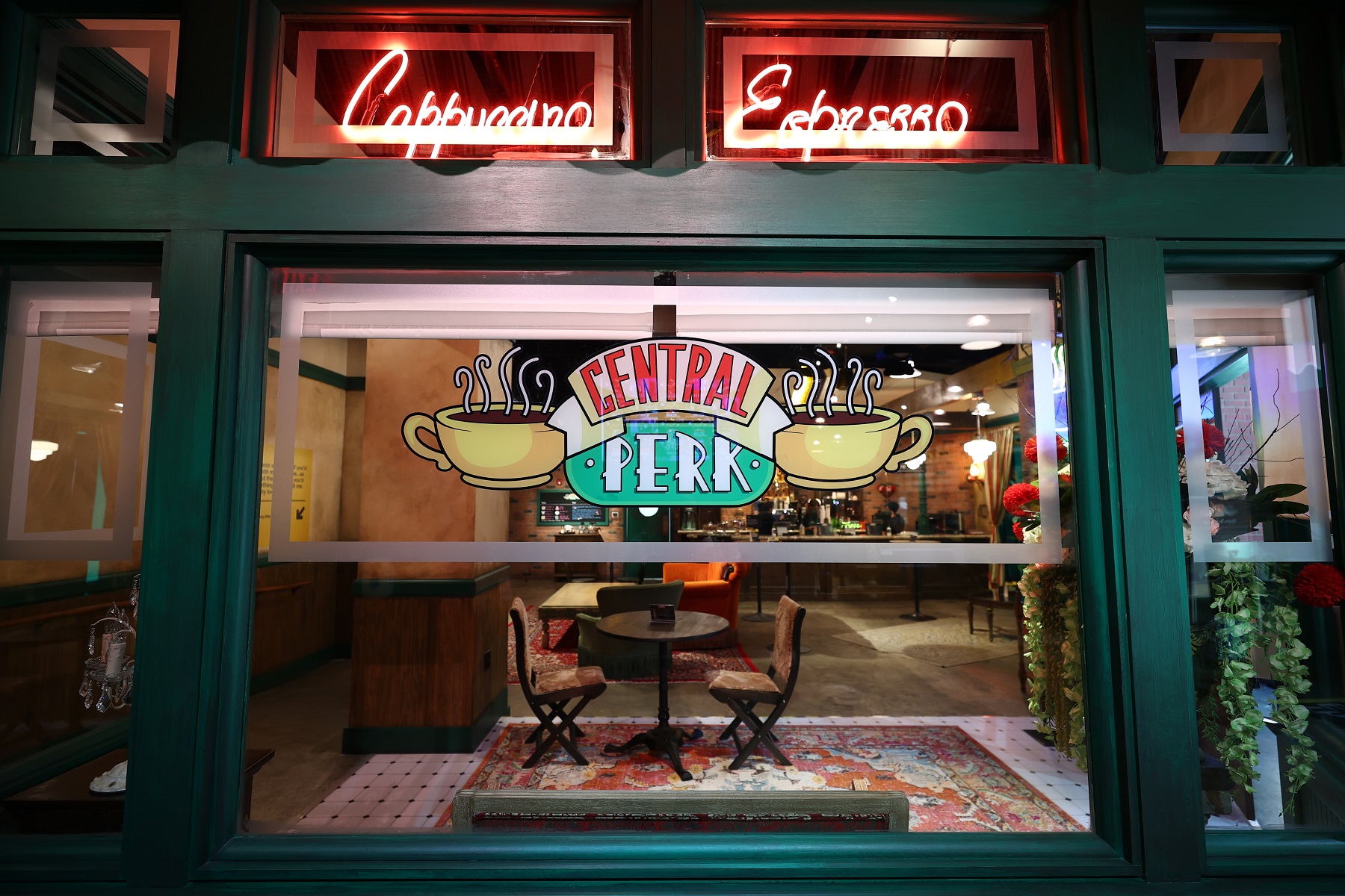 Central Perk on display at the opening of the Flagship FRIENDS Experience on March 15, 2021