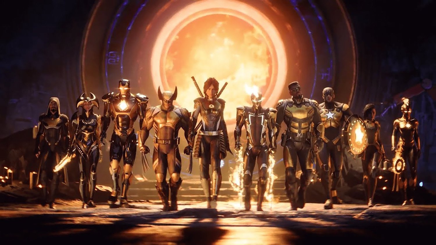 Disney Marvel Games Showcase 2022: Marvel's Midnight Suns key art