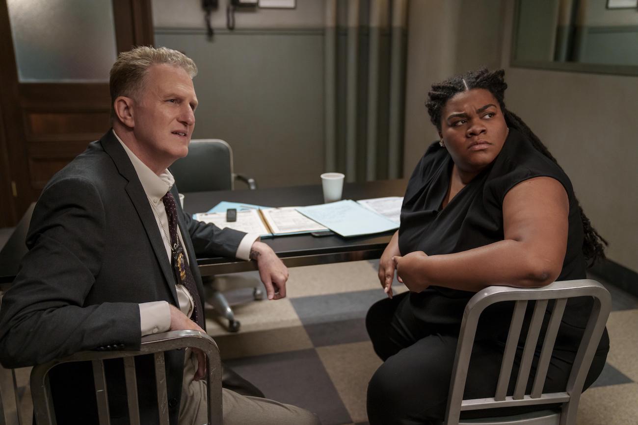 Detective Kreps (Michael Rapaport) and Detective Williams (Da'Vine Joy Randolph) in 'Only Murders in the Building' Season 2