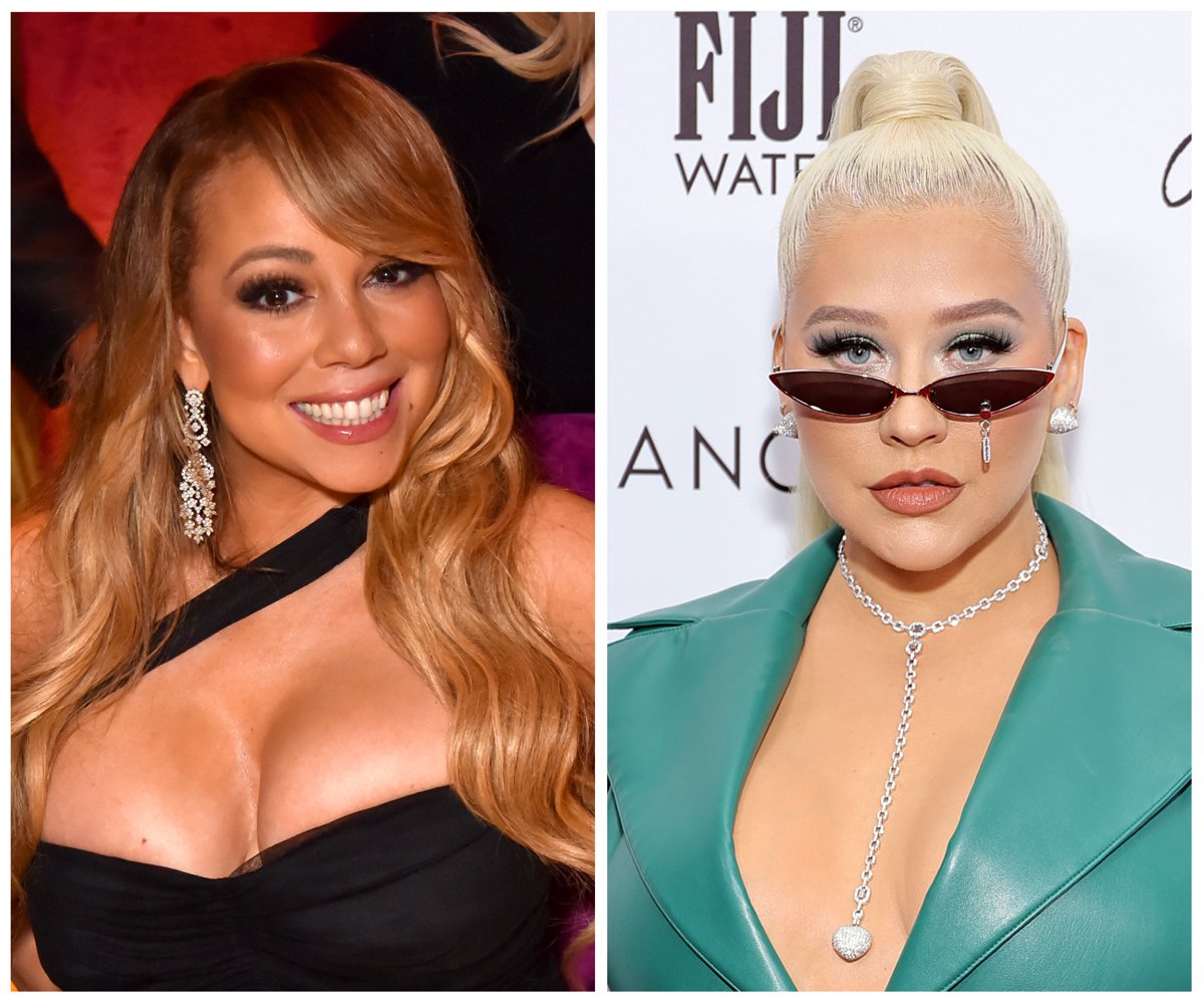 Mariah Carey et Christina Aguilera, qui étaient dans une querelle.