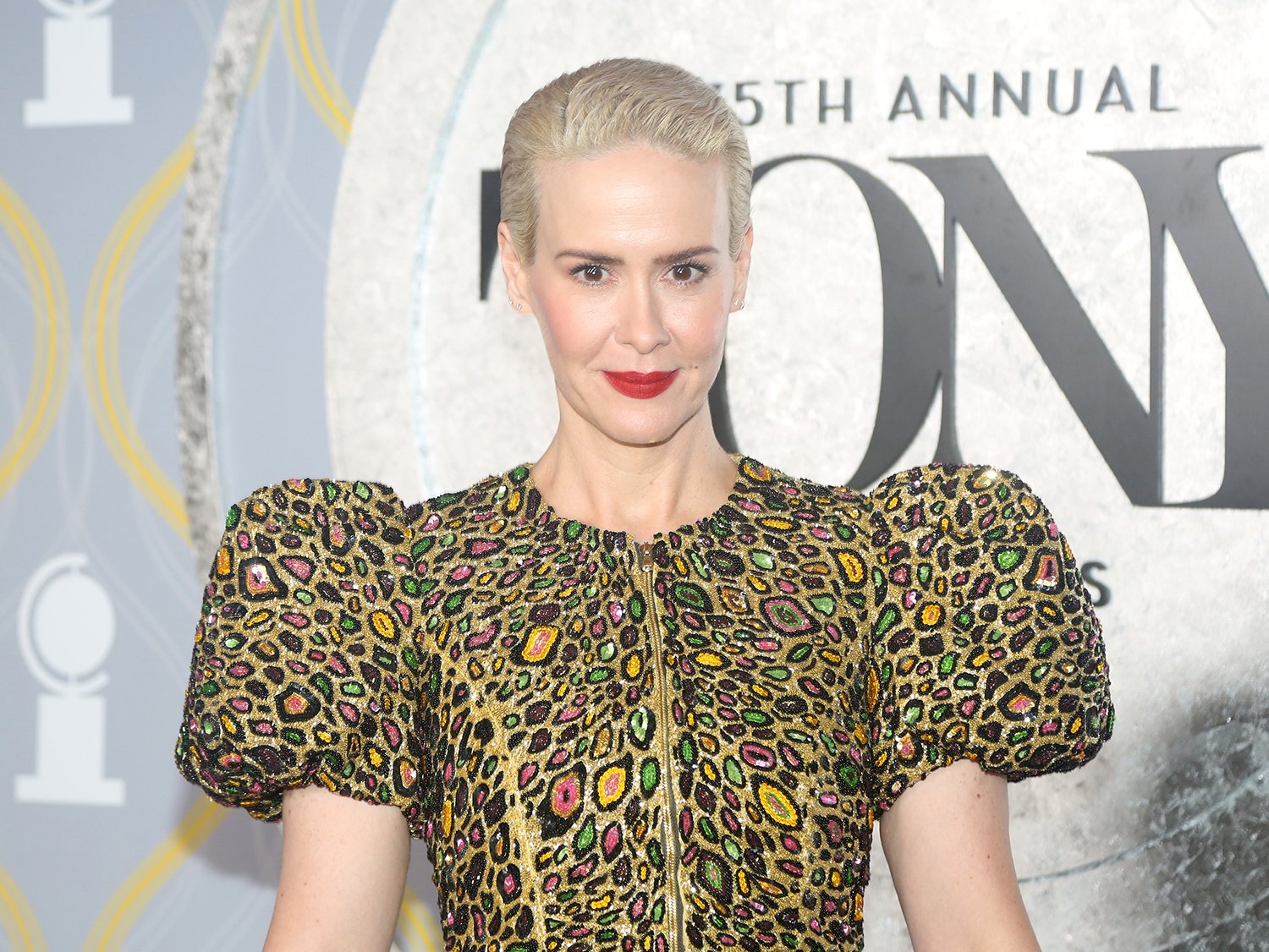 American Horror Story star Sarah Paulson attends 75th Annual Tony Awards