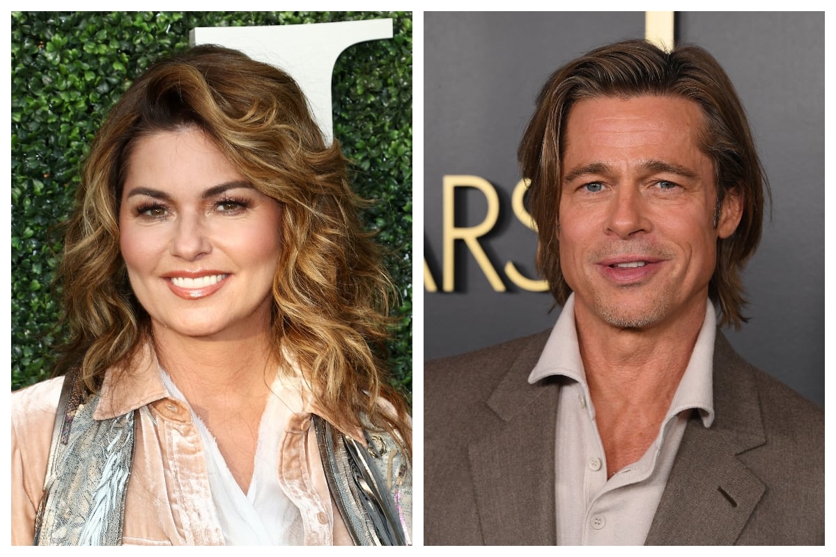 shania twain brad pitt