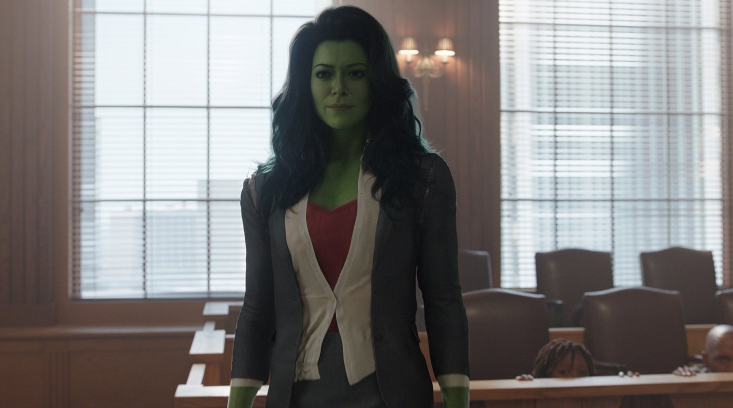 Tatiana Maslany as She-Hulk in She-Hulk: Attorney at Law