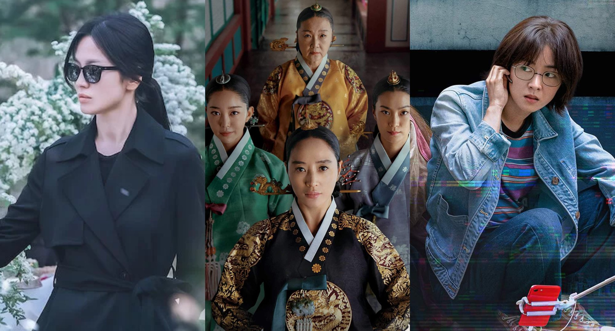 2022 K-dramas 'The Gloy,' The Queen's Umbrella,' and 'Glitch.'