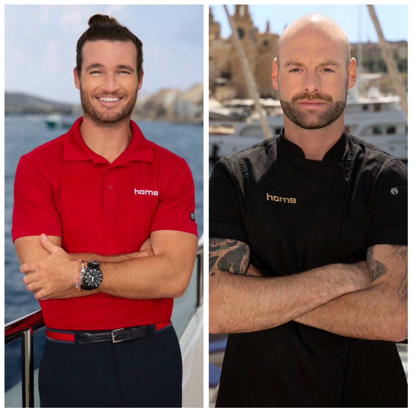 Jason Gaskell and Dave White Below Deck Med cast photos