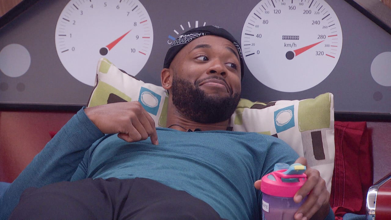 Monte Taylor lies in bed on 'Big Brother 24'.