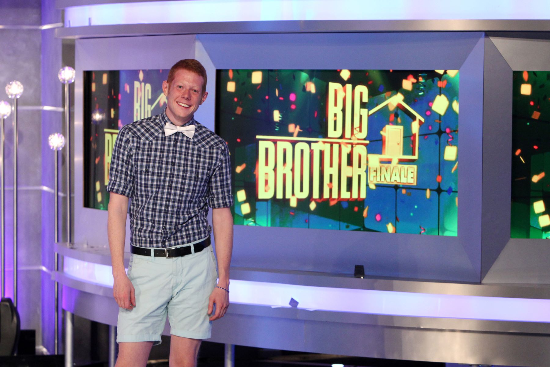 Andy Herren, who won 'Big Brother 15' on CBS, wears