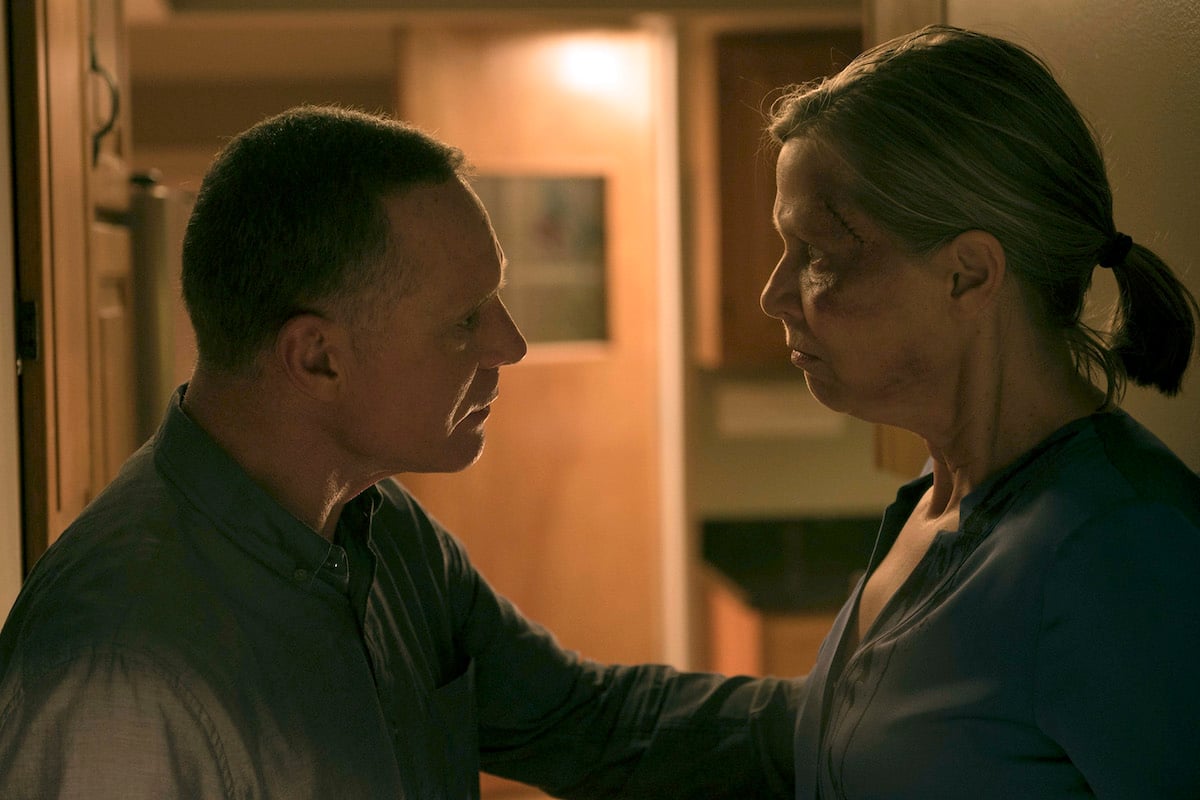 'Chicago P.D.' stars (l-r) Jason Beghe as Hank Voight and Amy Morton as Trudy Platt