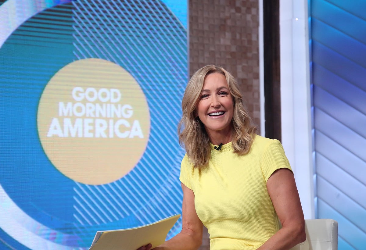 Co-Anchor Lara Spencer, who owns a home in Connecticut, on the set of 'Good Morning America'