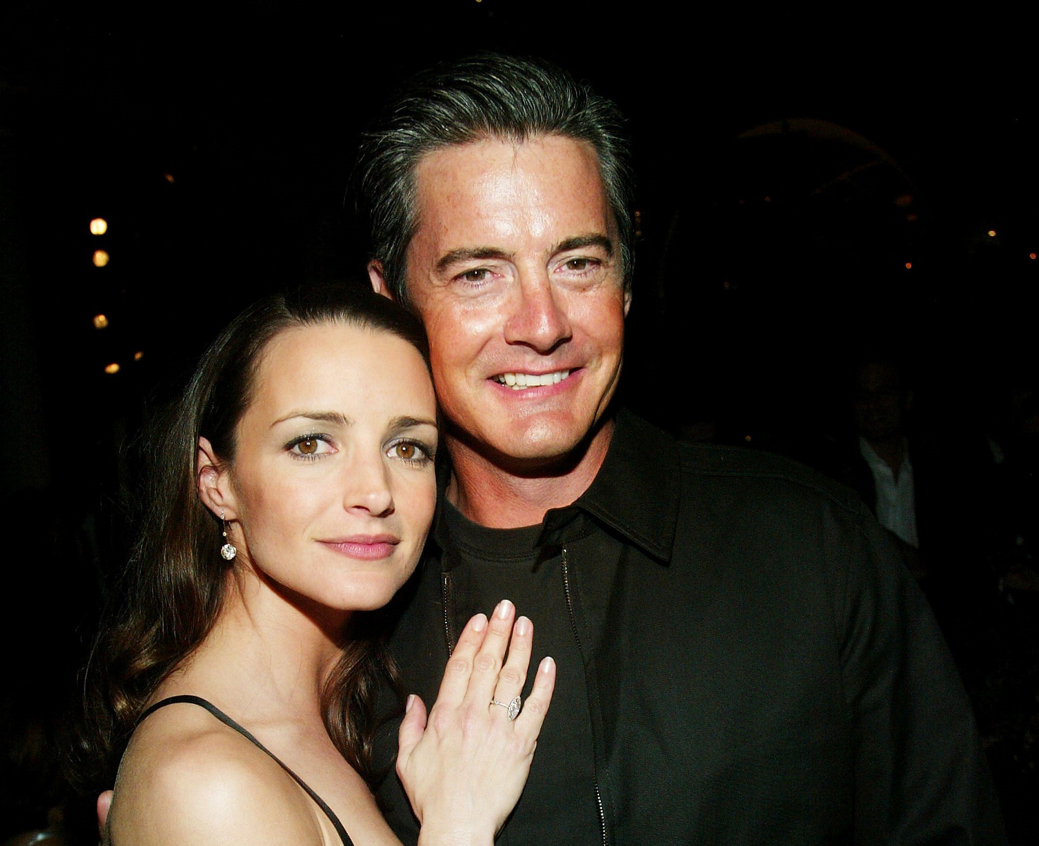 Kristen Davis and Kyle MacLachlan attend the season premiere 