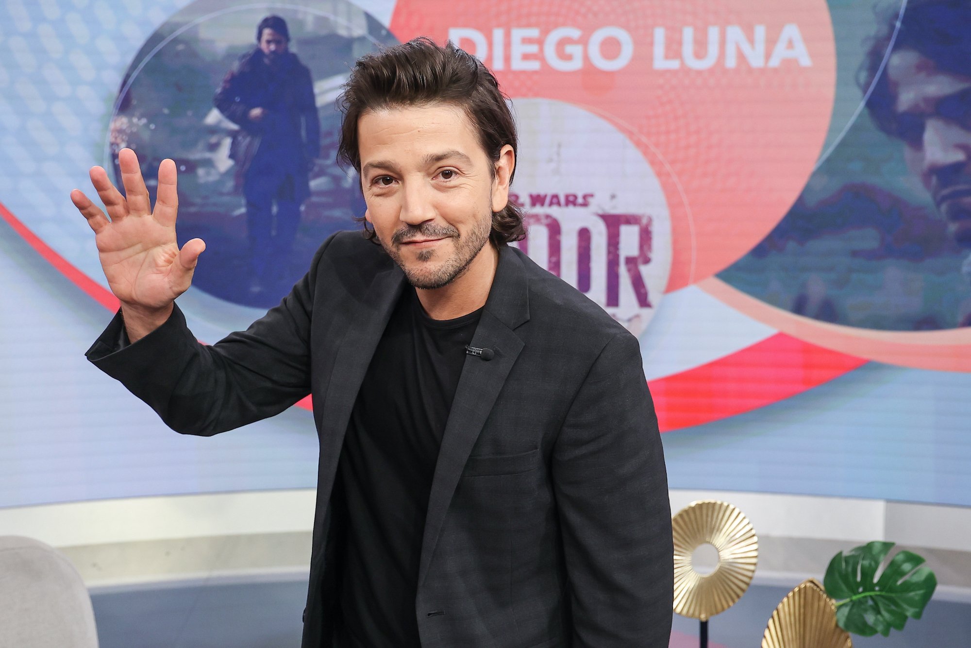 Diego Luna appears on Despierta America at Univision Studios to discuss Andor