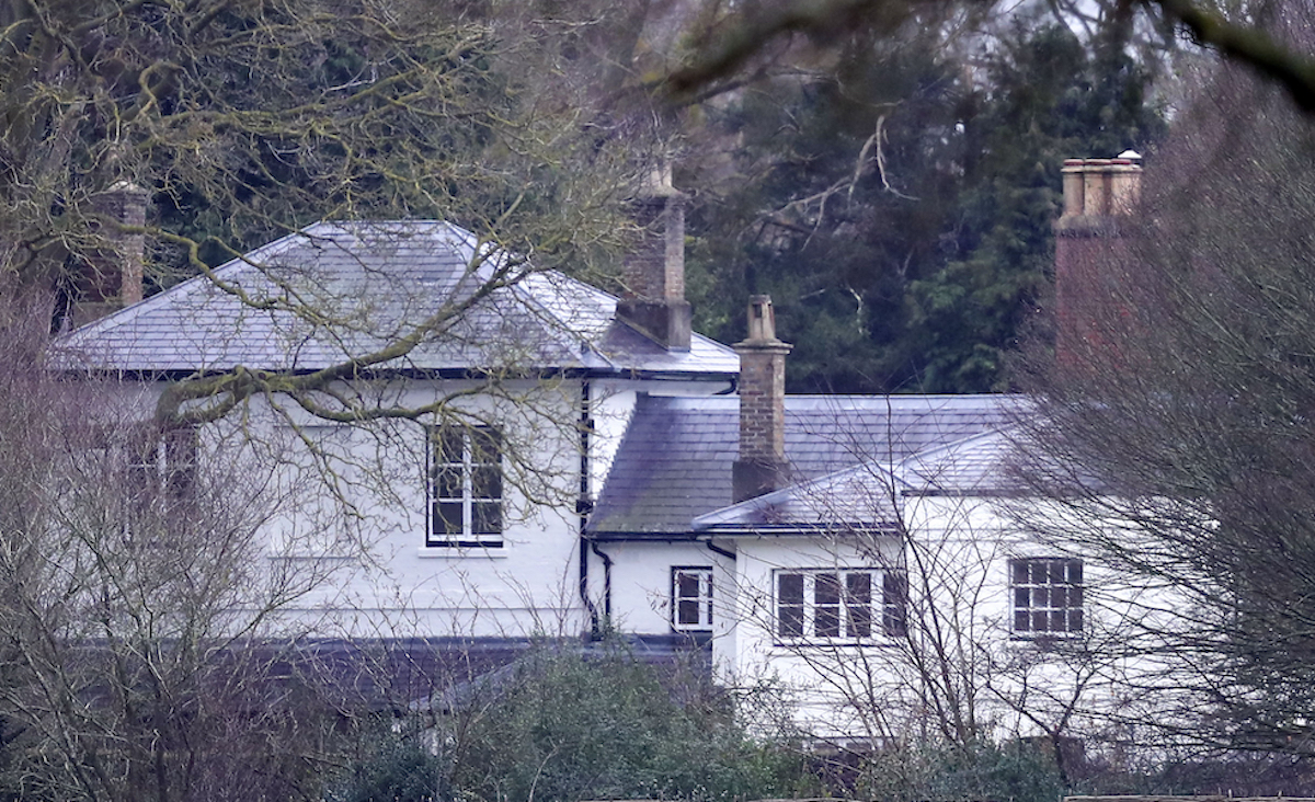 An exterior view of Frogmore Cottage, the Windsor home Queen Elizabeth gave to Prince Harry and Meghan Markle before saying, according to Katie Nicholl’s book, The New Royals, she hopes Prince Harry and Meghan Markle 'respect it' 
