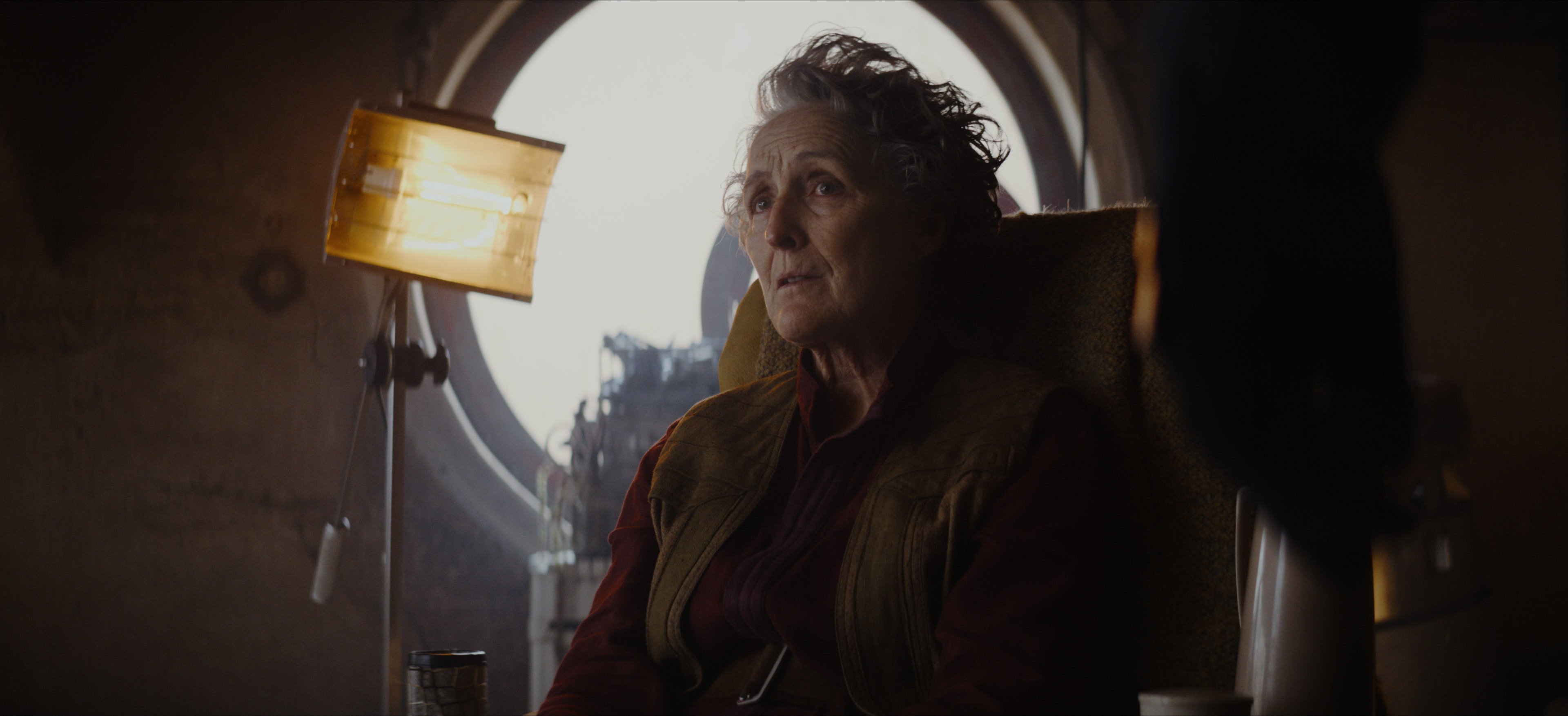 Fiona Shaw as Maarva in the first three episodes of Andor