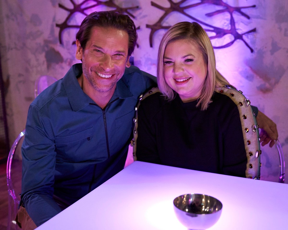 'General Hospital' stars Roger Howarth and Kirsten Storms posing as their characters Austin and Maxie.