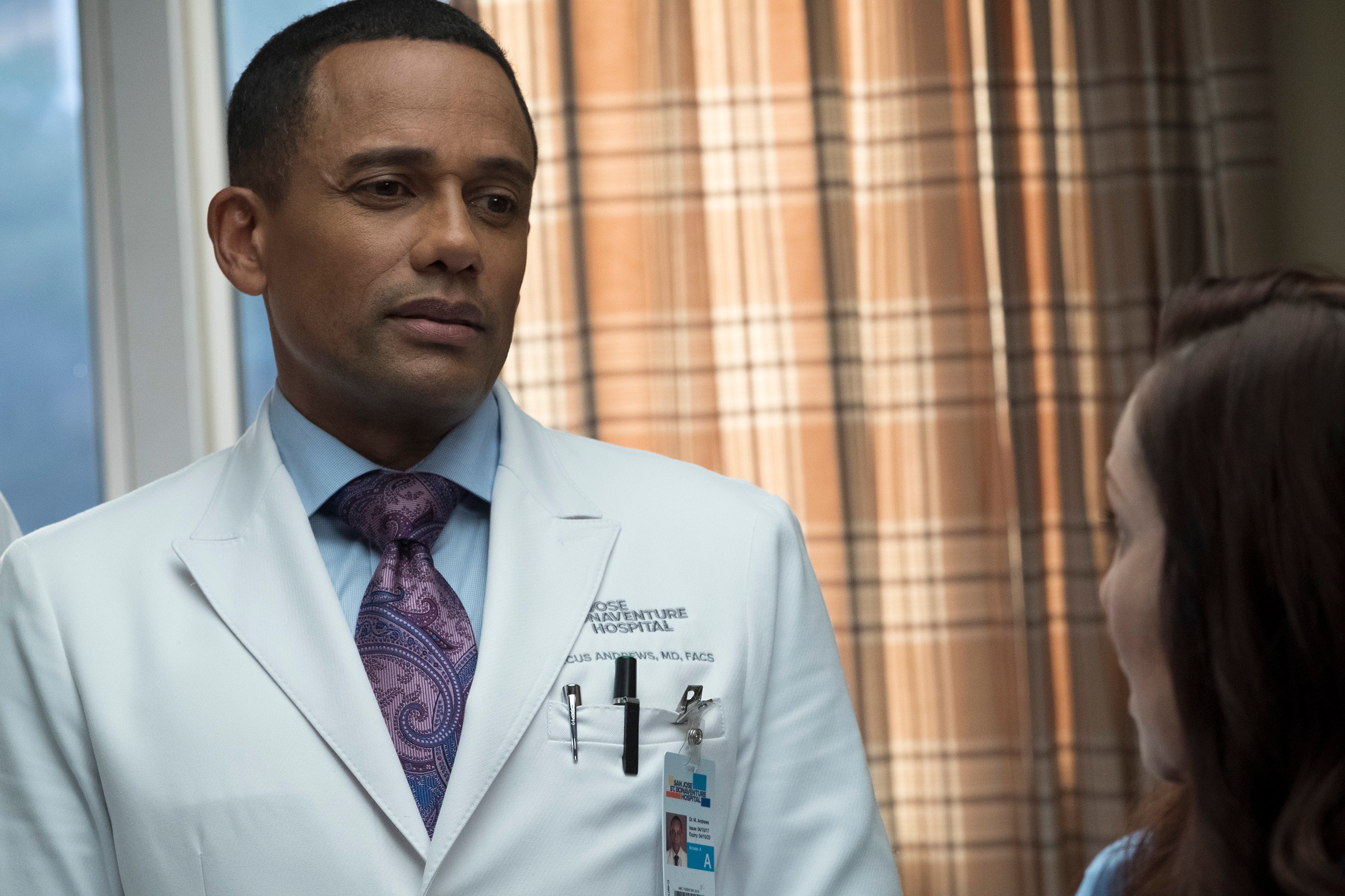 Hill Harper as Dr. Marcus Andrews on The Good Doctor.