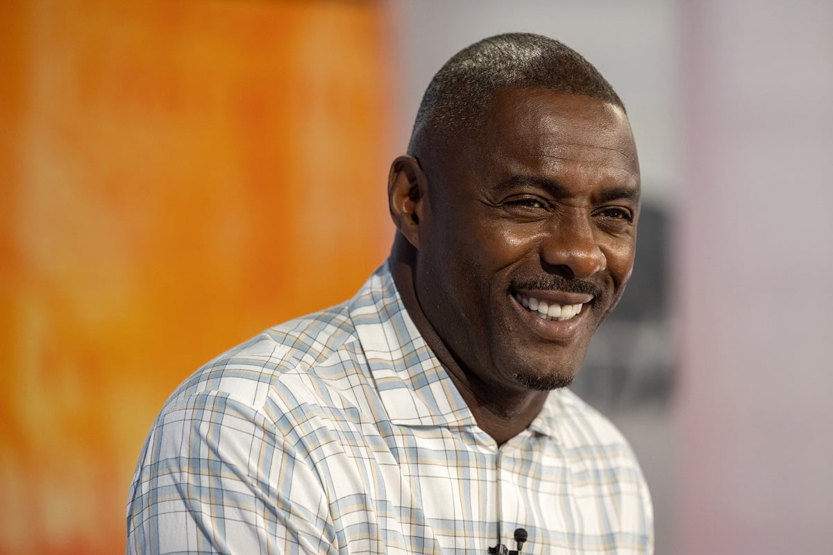 Idris Elba smiling