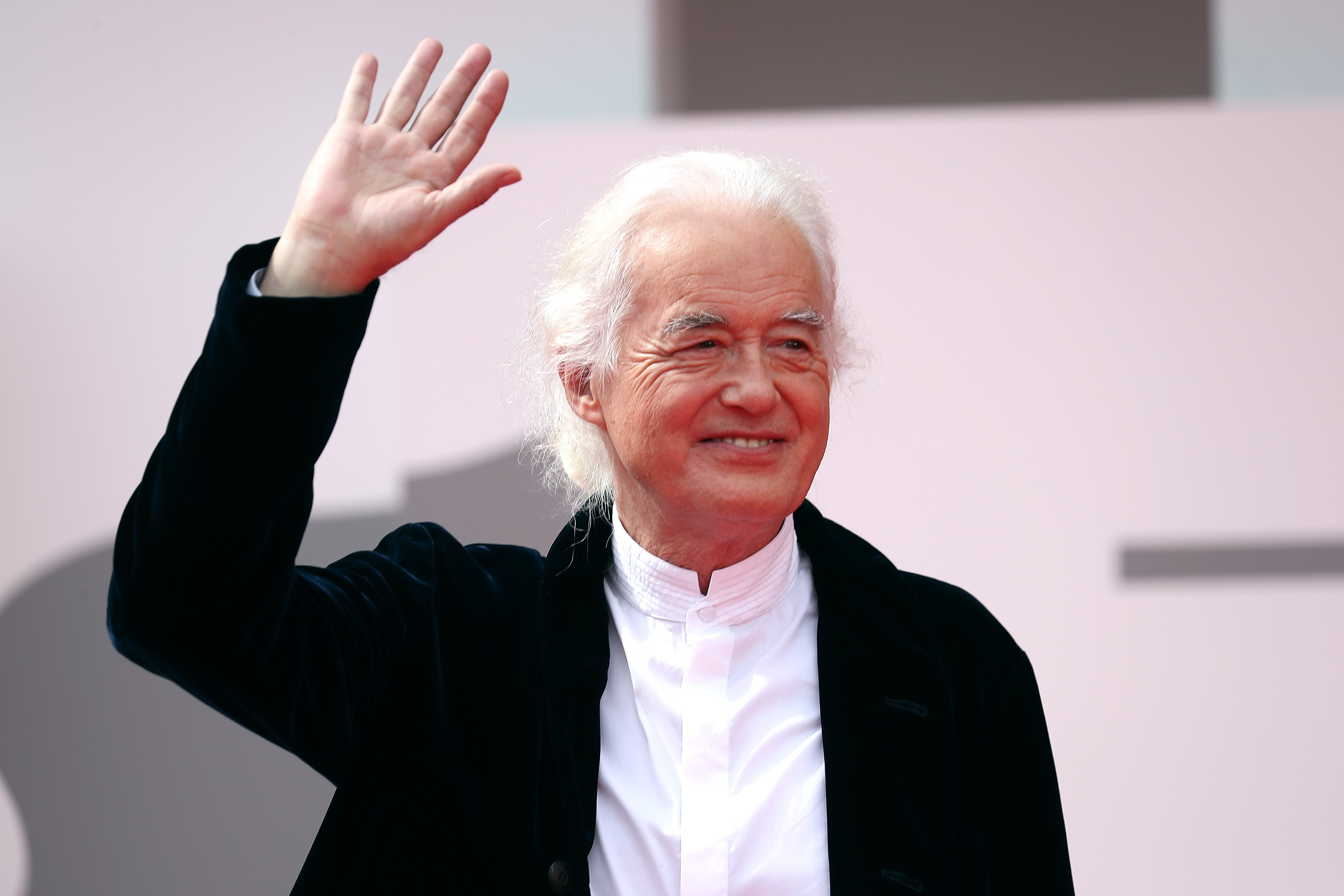 Jimmy Page at the 78th Venice International Film Festival