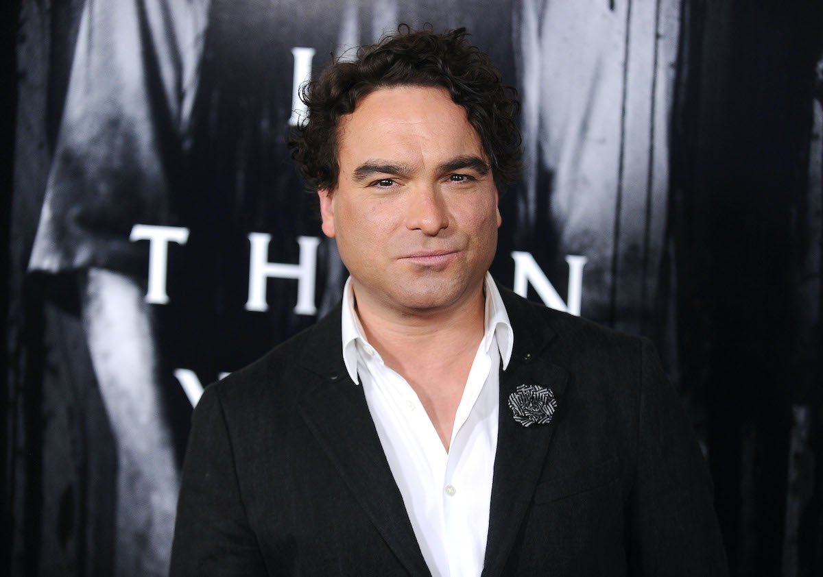 Johnny Galecki smiling