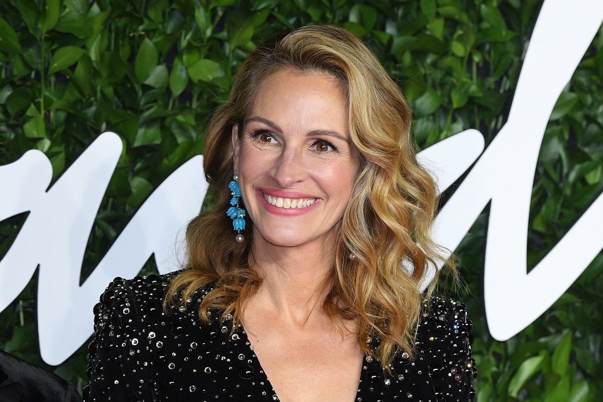 Julia Roberts smiling at the Fashion Awards.