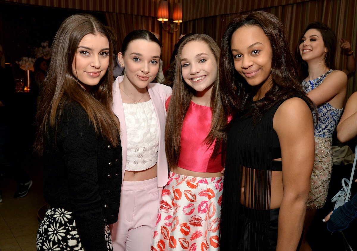 Dance Moms alum Kalani Hilliker, Kendall Vertes, Maddie Ziegler and Nia Sioux Frazier