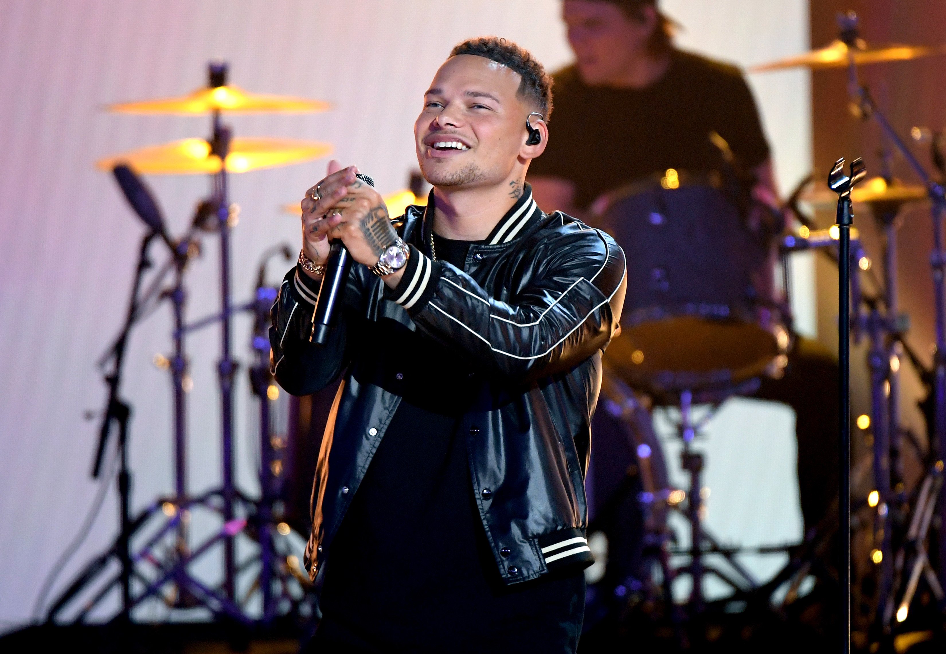 Kane Brown performs during the 55th Academy of Country Music Awards