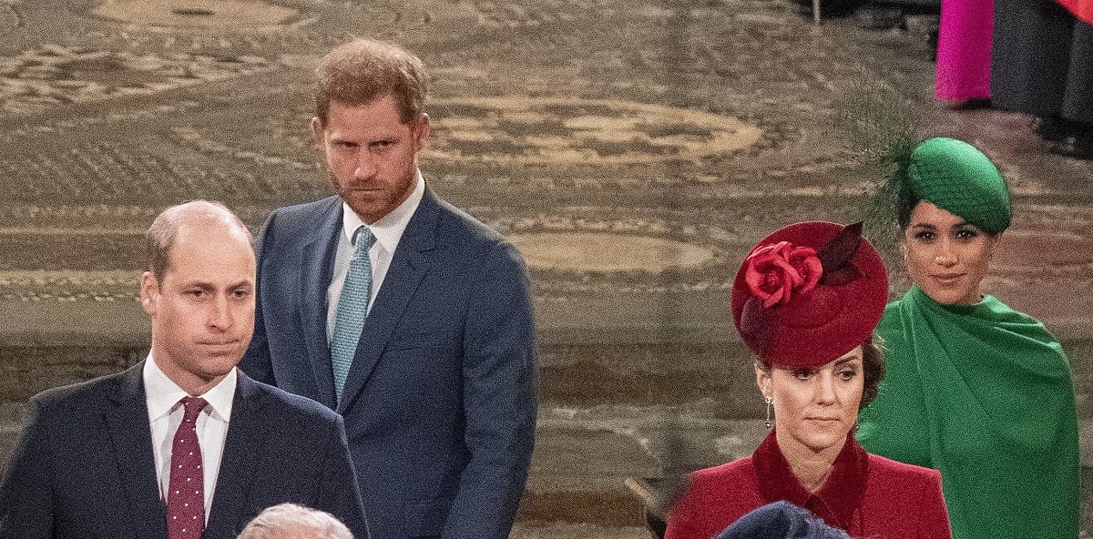 Kate Middleton, Prince William, Prince Harry, and Meghan Markle attend the Commonwealth Day Service 2020