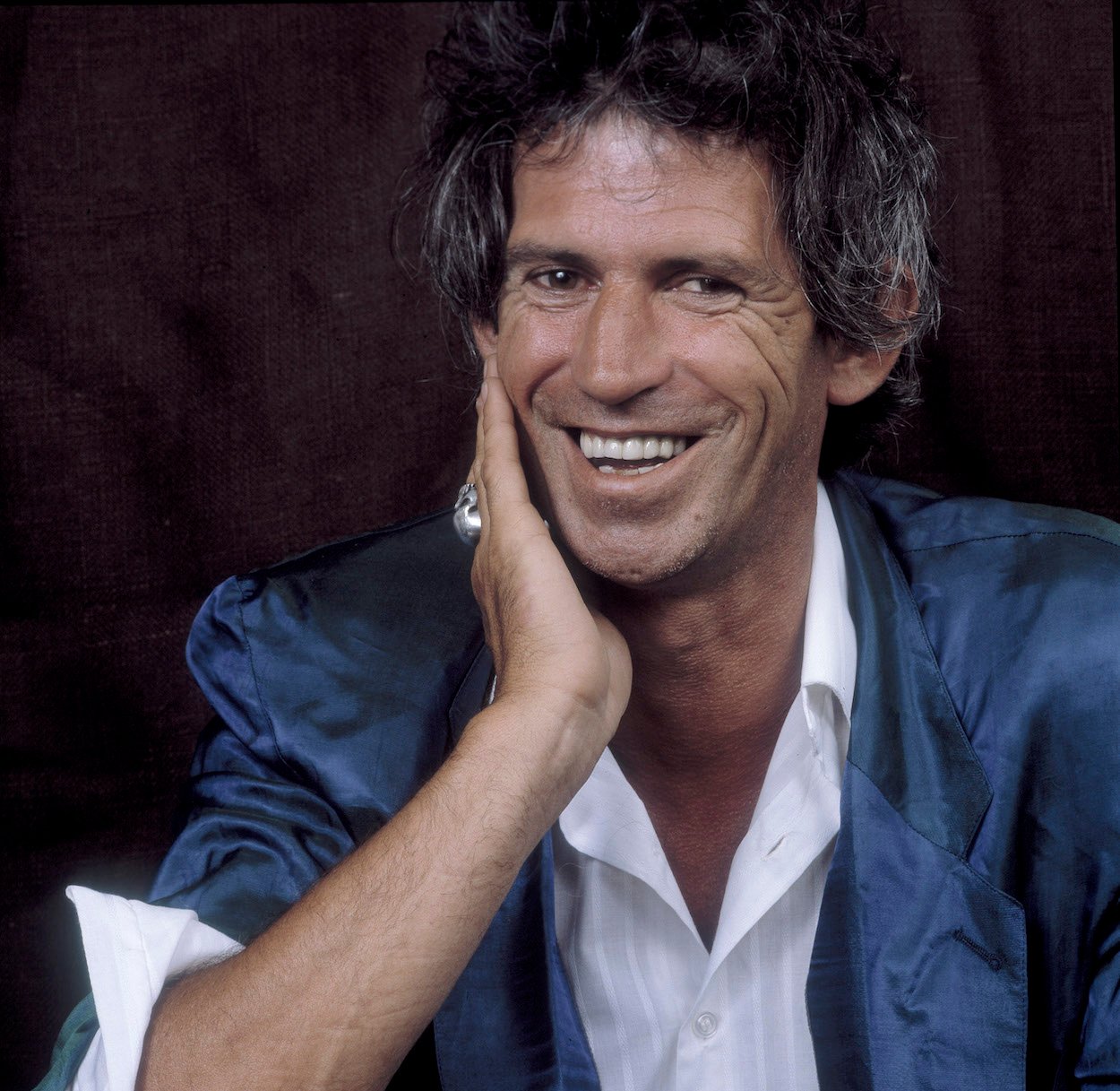 Rolling Stones' guitarist Keith Richards, who once said the band made one of the easiest decisions of their career in 1975.