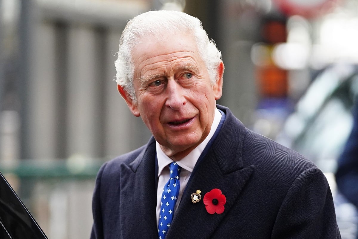 King Charles III, who was reportedly "horrified" by Angela Kelly's book, in Scotland viewing Green Trains at COP26 event