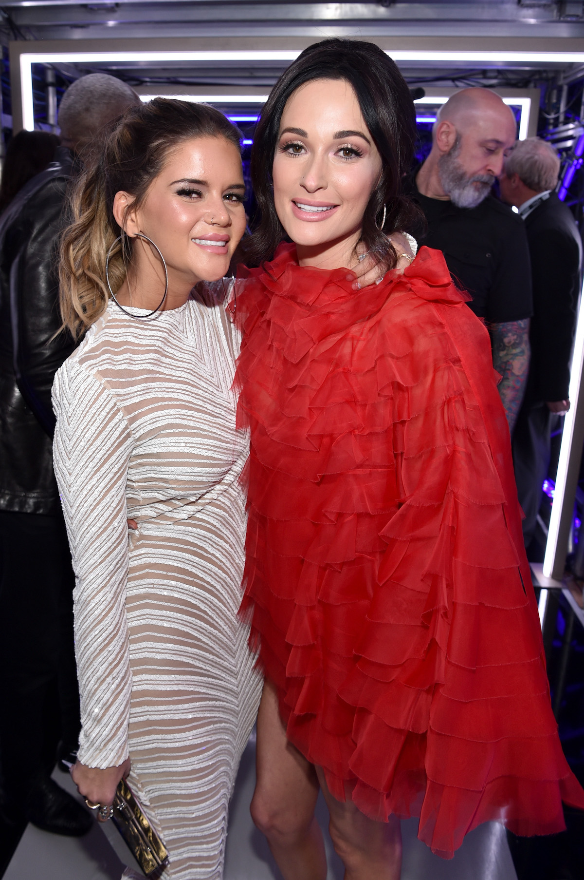 Maren Morris and Kacey Musgraves backstage during the 61st Annual GRAMMY Awards in 2019