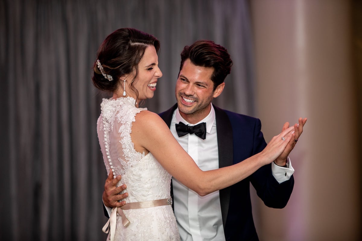 Mindy and Zach from 'Married at First Sight' Season 10 dancing on their wedding day
