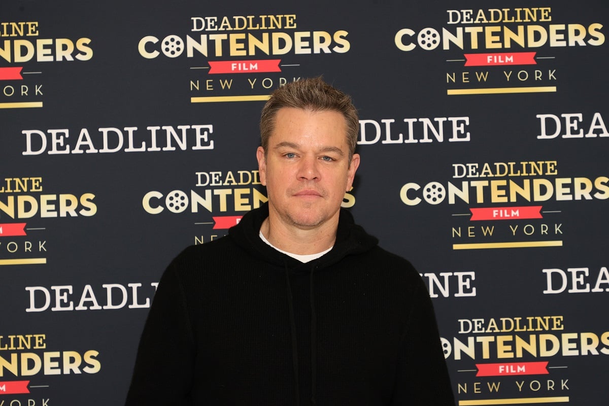 Matt Damon posing