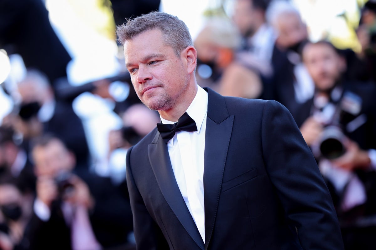 Matt Damon at 'Stillwater' screening.