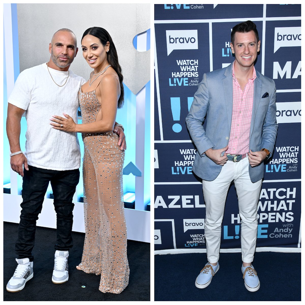 Joe and Melissa Gorga from 'RHONJ', Colin Macy-O'Toole from 'Below Deck Med' on a red carpet 