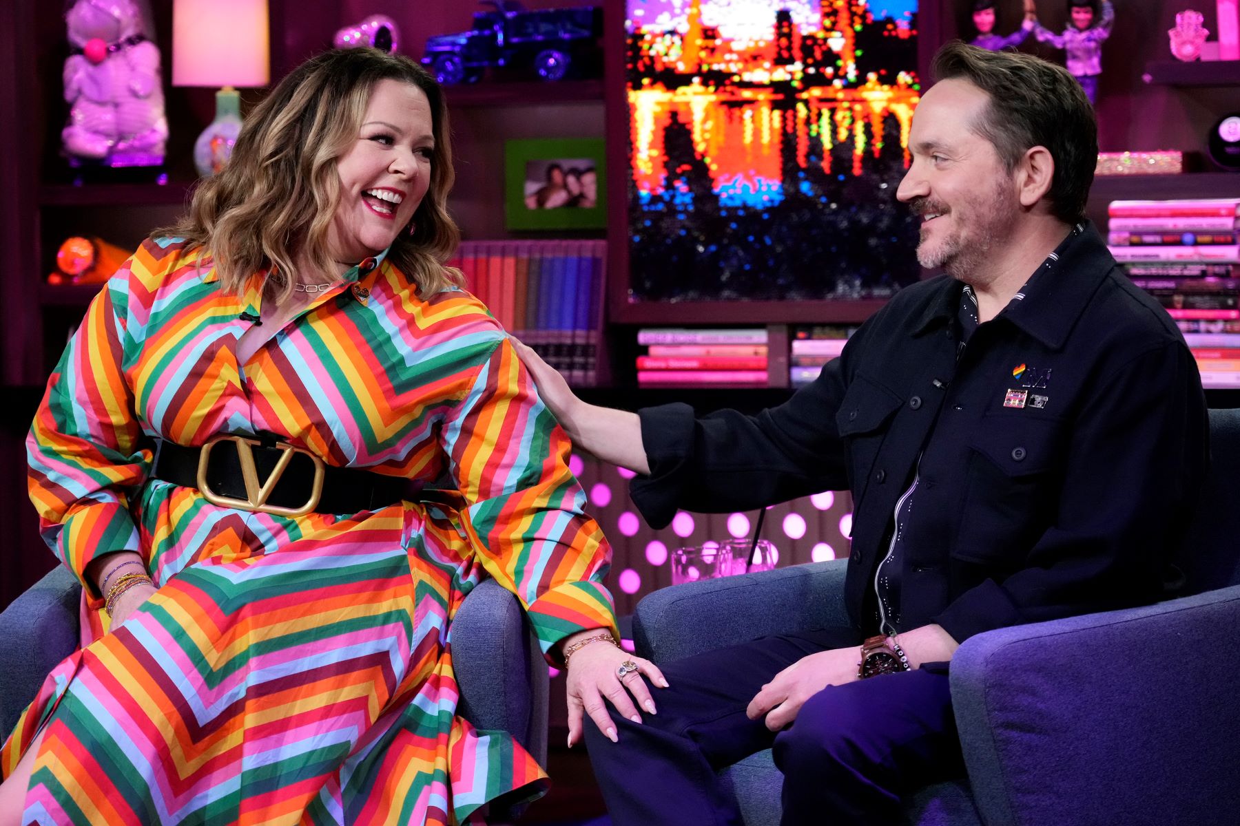Melissa McCarthy and Ben Falcon on 'Watch What Happens Live With Andy Cohen'