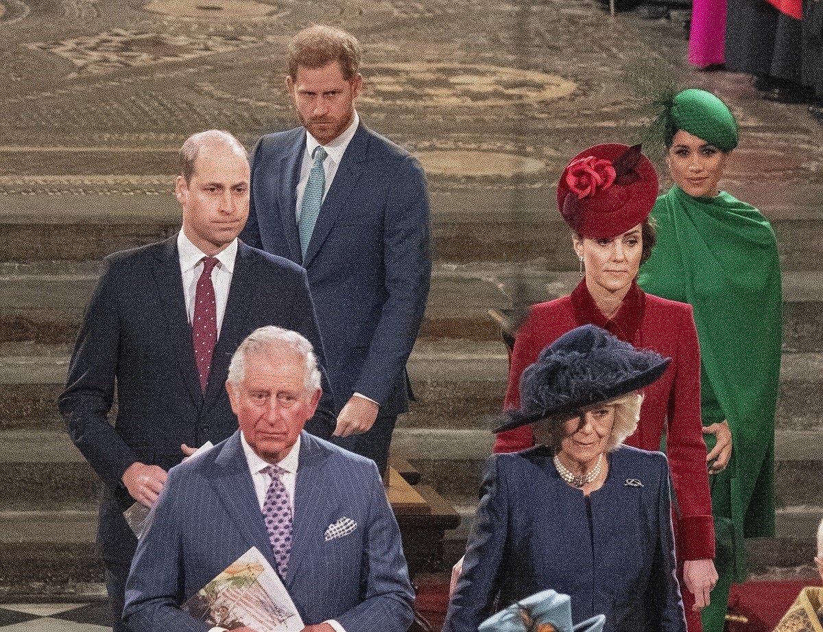 Members of the royal family attend the Commonwealth Day Service 2020