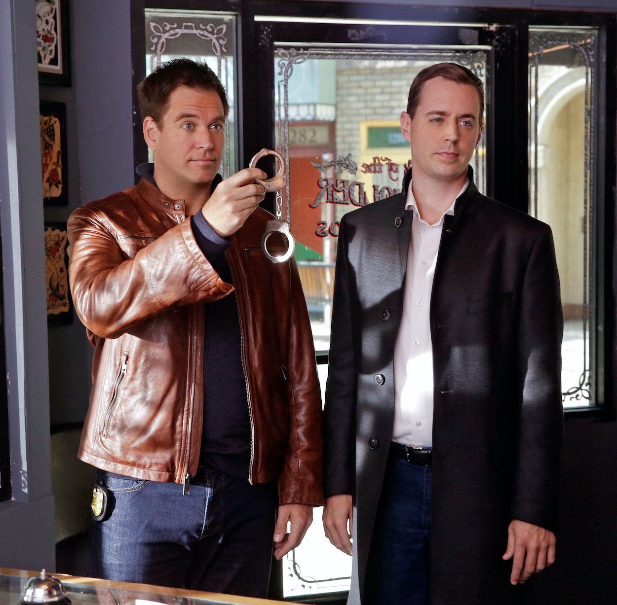 Michael Weatherly (left) and Sean Murray in the 'NCIS' Season 12 episode "Patience." Weatherly has expressed interest in returning to 'NCIS,' but doing it in season 20 would reek of desperation.