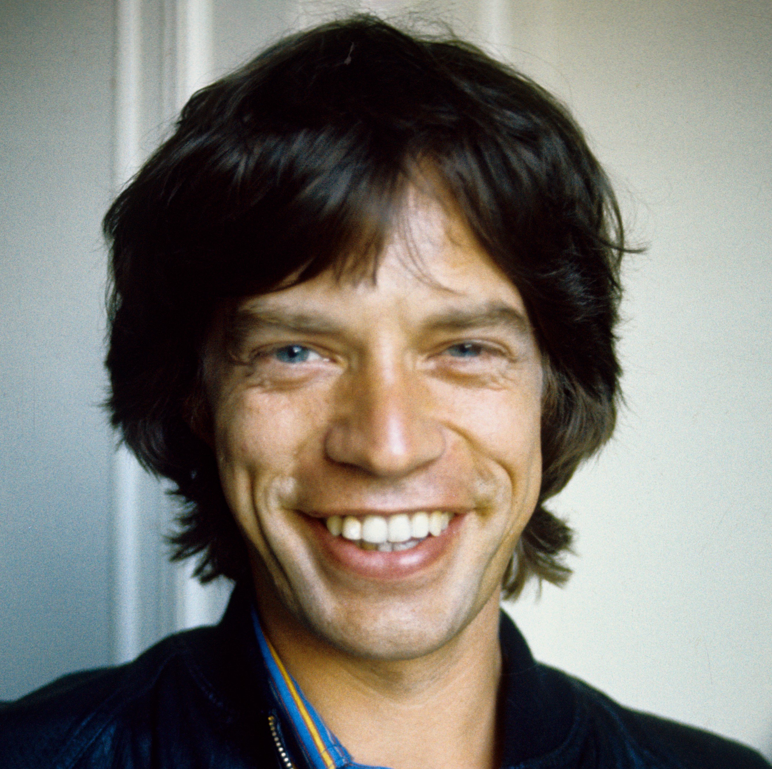 The Rolling Stones' Mick Jagger smiling