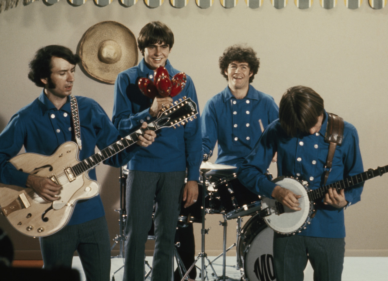 Mike Nesmith (L) had a 'gentle regard' for Davy Jones (second from left)