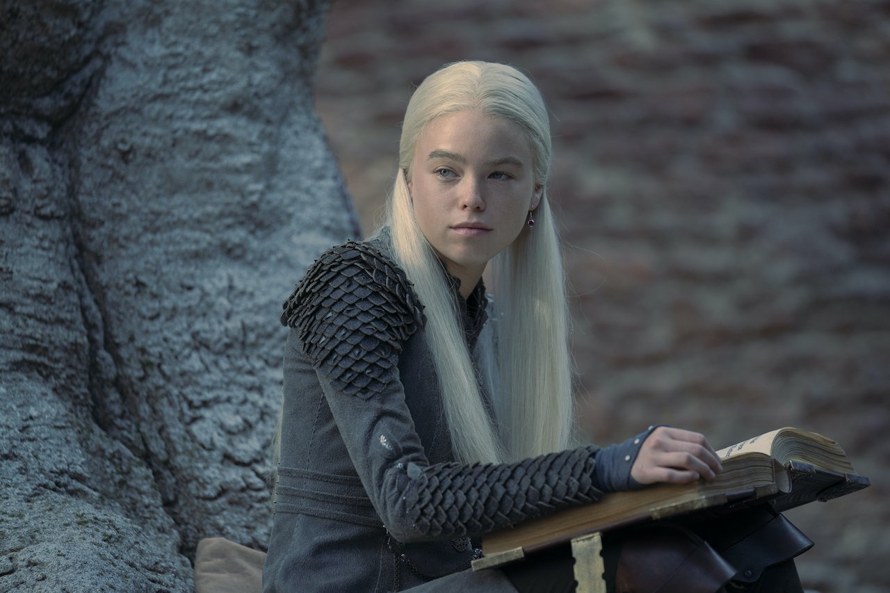 Milly Alcock dans le rôle de Rhaenyra Targaryen dans La Maison du Dragon
