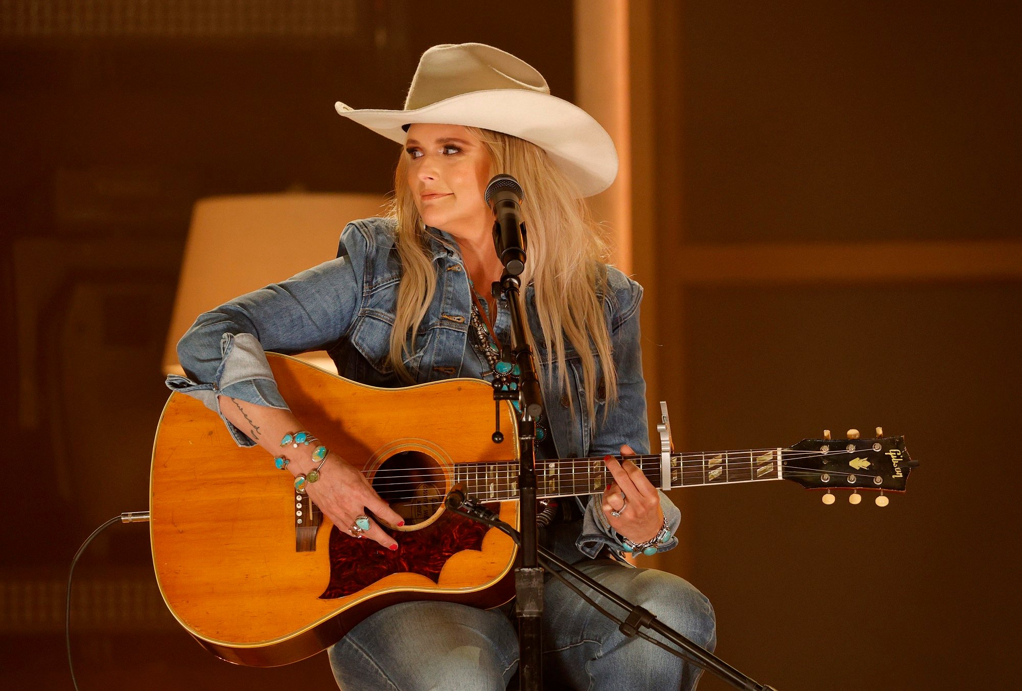 Miranda Lambert performs onstage at the 56th Academy of Country Music Awards