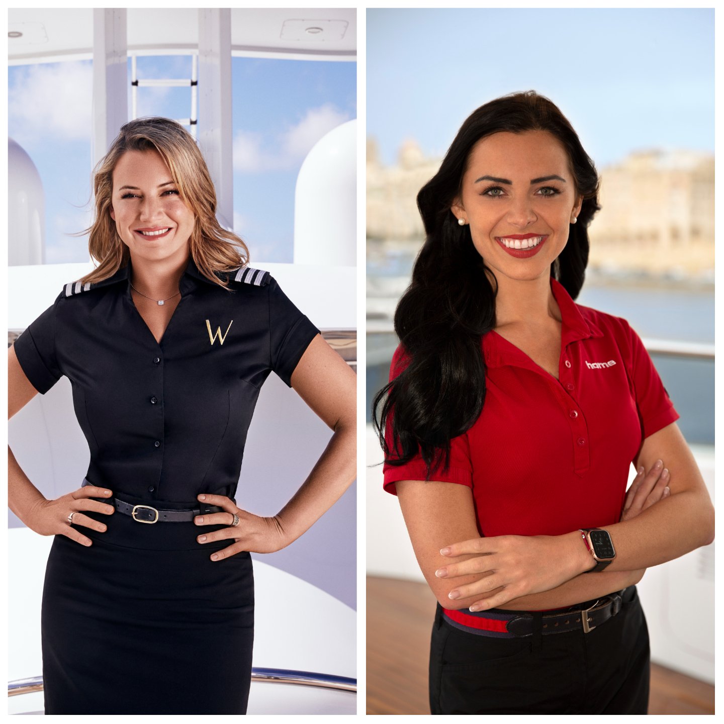 Hannah Ferrier and Natasha Webb 'Below Deck Med' cast photos 