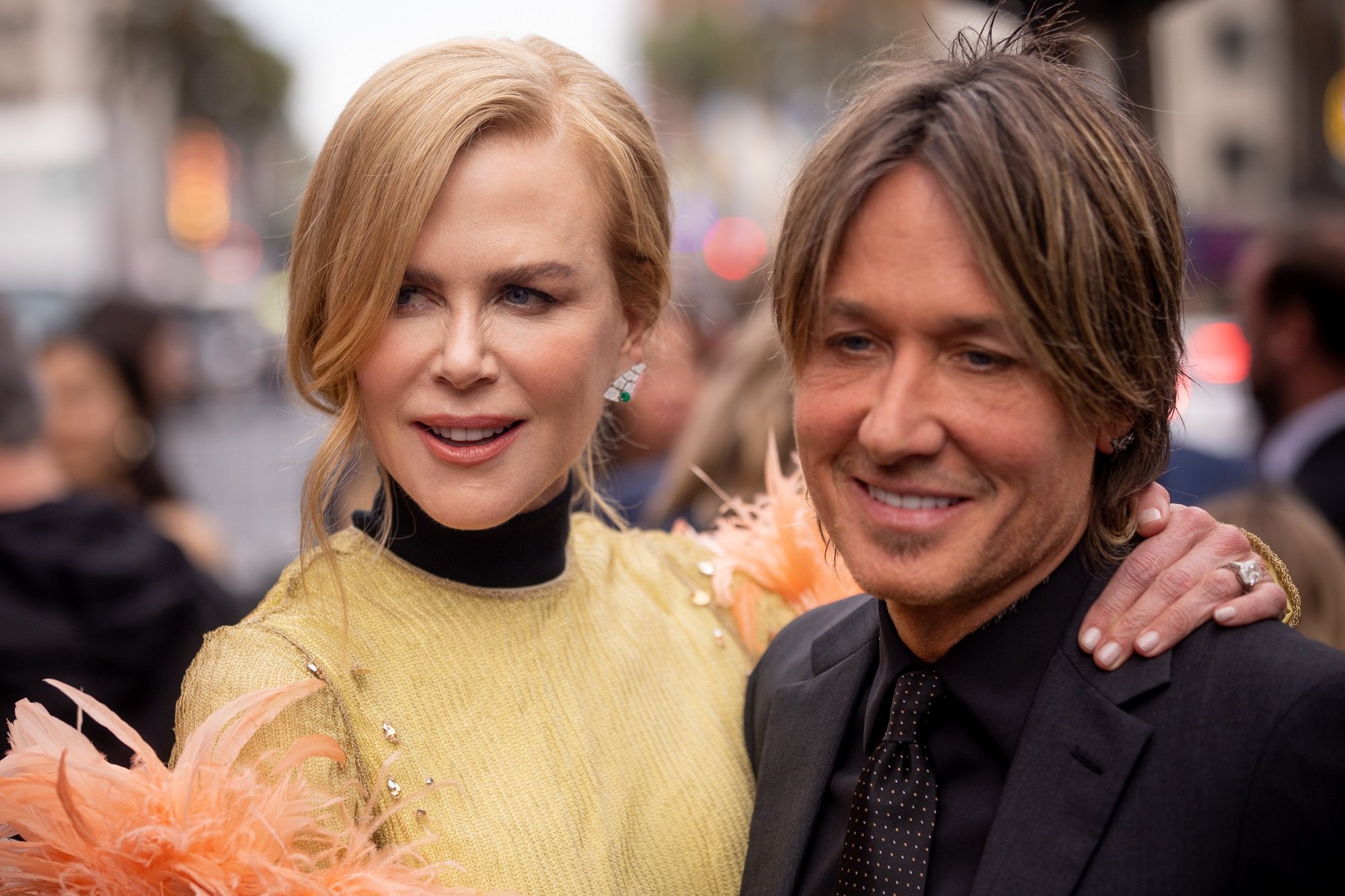 Nicole Kidman and Keith Urban at the Los Angeles premiere of 'The Northman'