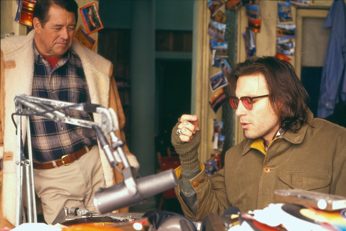 'Northern Exposure' cast members (L-R) Barry Corbin as Maurice Minnifield and John Corbett as Chris Stevens